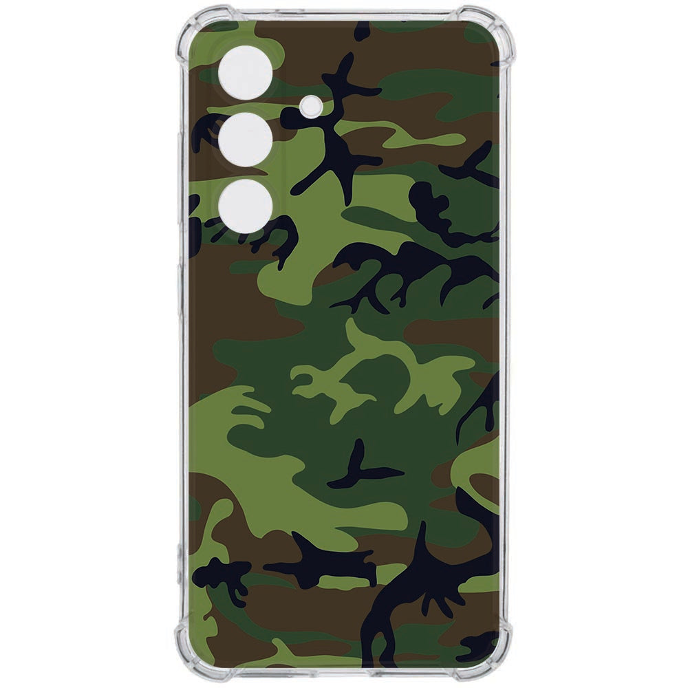 Samsung Galaxy S26 Plus TPU Back Cover Army Dark Valbestendig