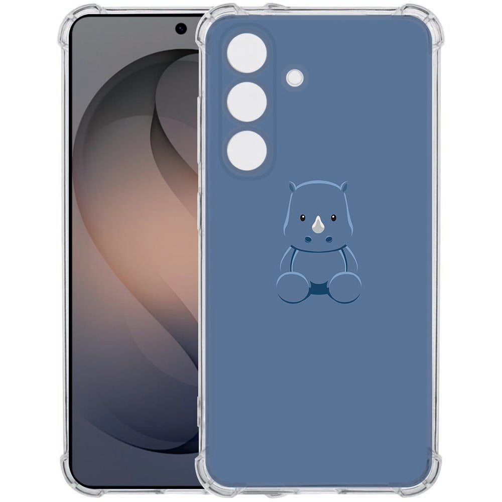 Samsung Galaxy S26 Plus TPU Siliconen Hoesje Baby Rhino Schokbestendig