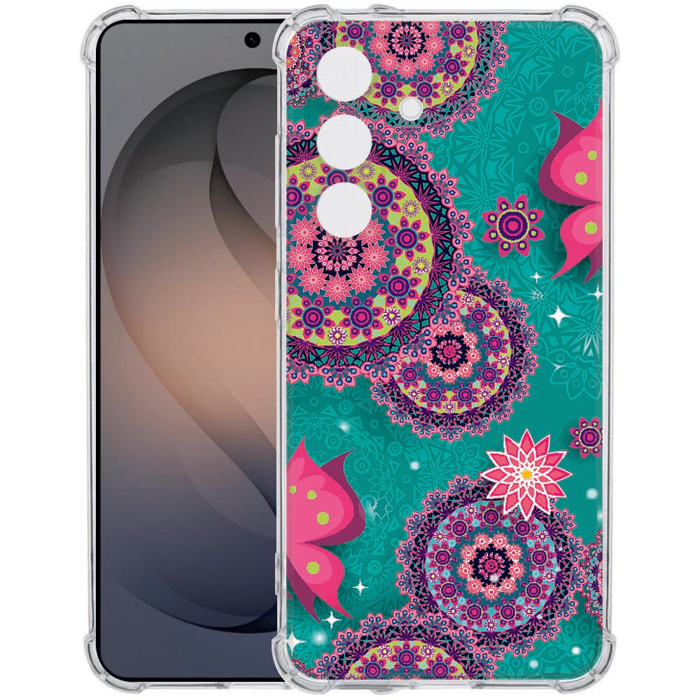 Samsung Galaxy S26 Plus Flexibele Cirkels en Vlinders Shockproof