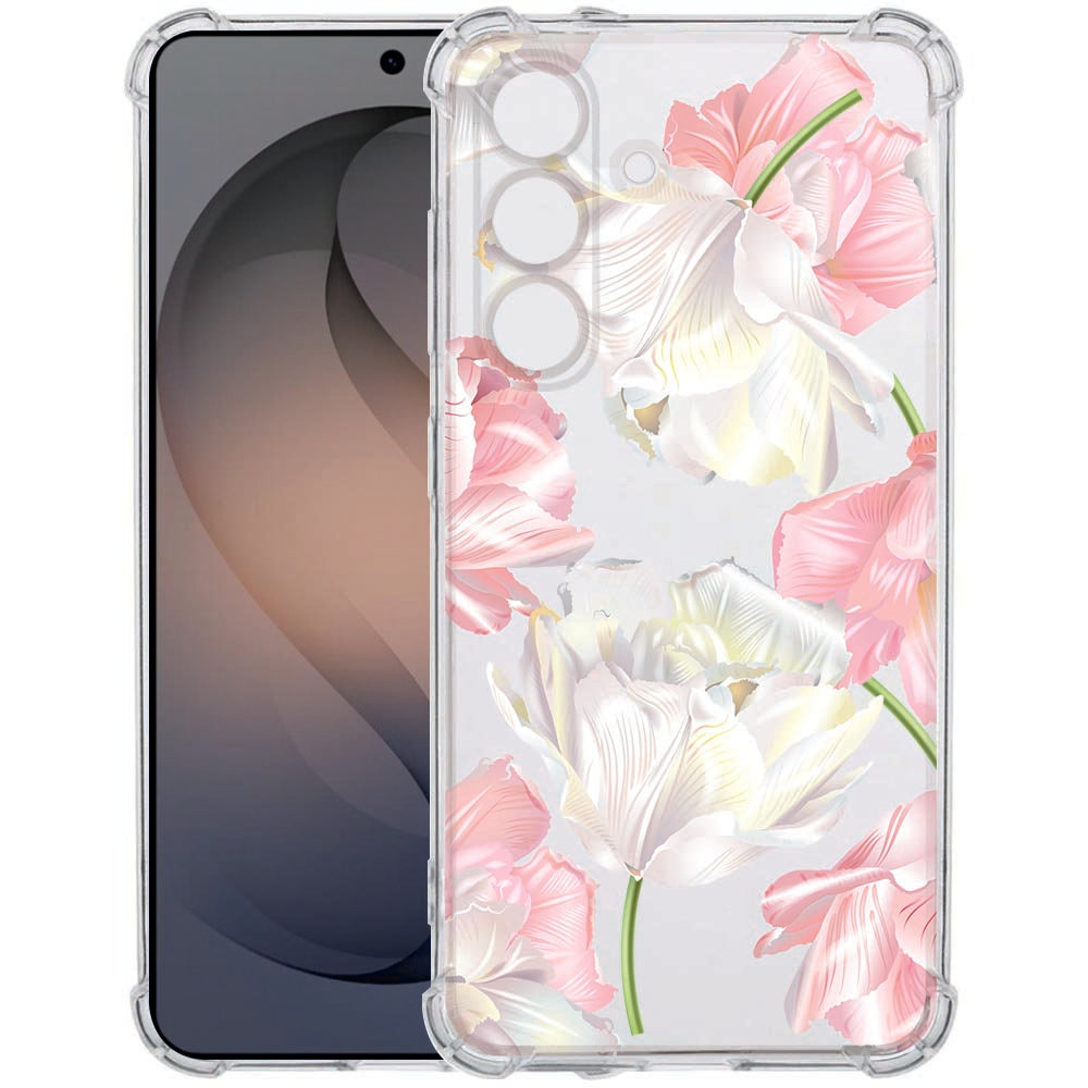 Samsung Galaxy S26 Plus TPU Siliconen Hoesje Lovely Flowers Shockproof