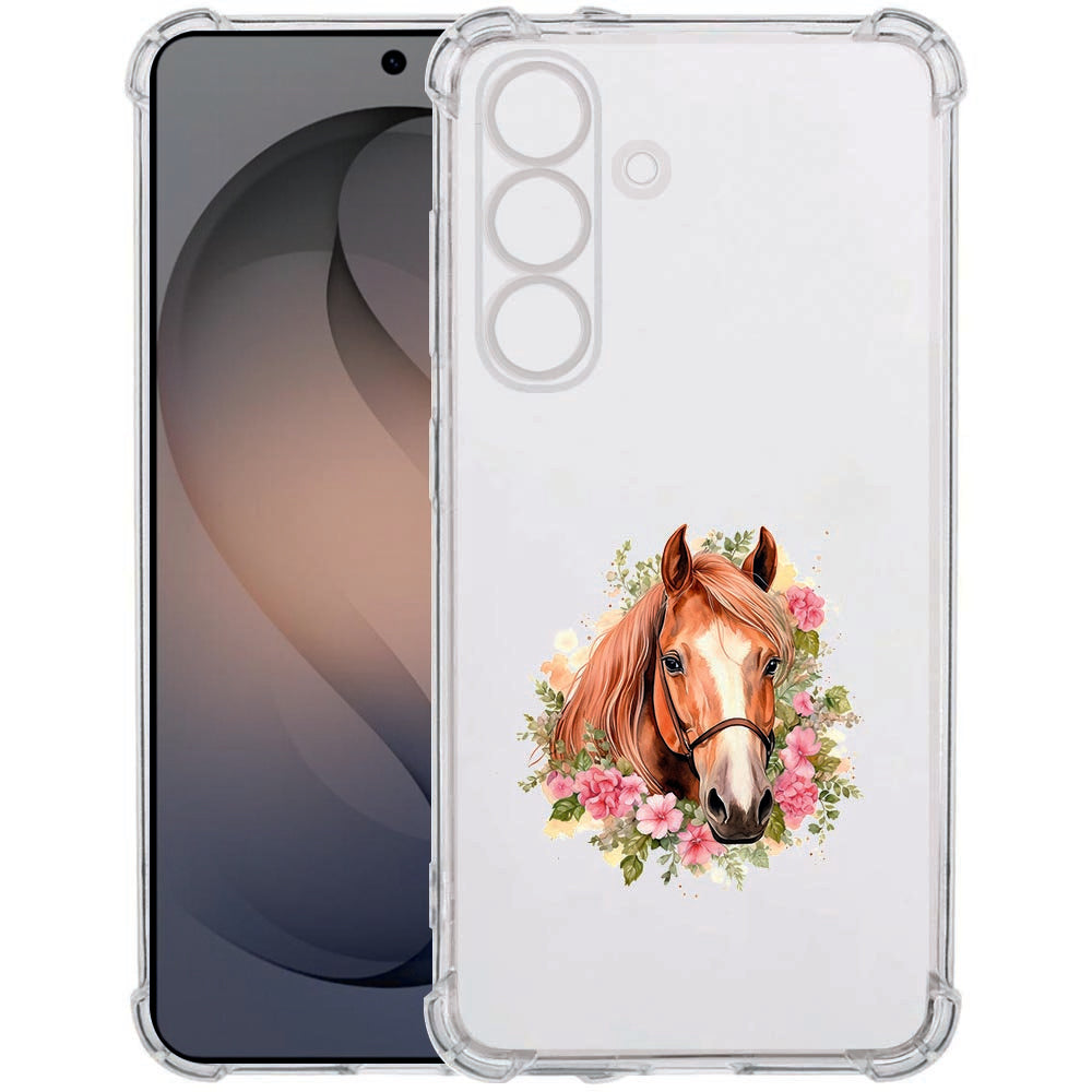 TPU Siliconen Hoesje Samsung Galaxy S26 Plus Paard Valbestendig
