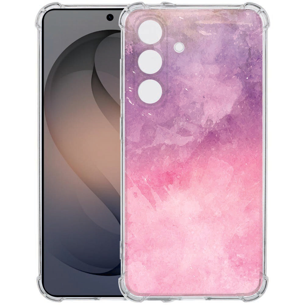 TPU Back Cover Samsung Galaxy S26 Plus Pink Purple Paint Valbestendig