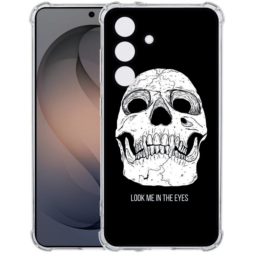 Flexibele back cover Samsung Galaxy S26 Plus Skull Eyes Shockproof