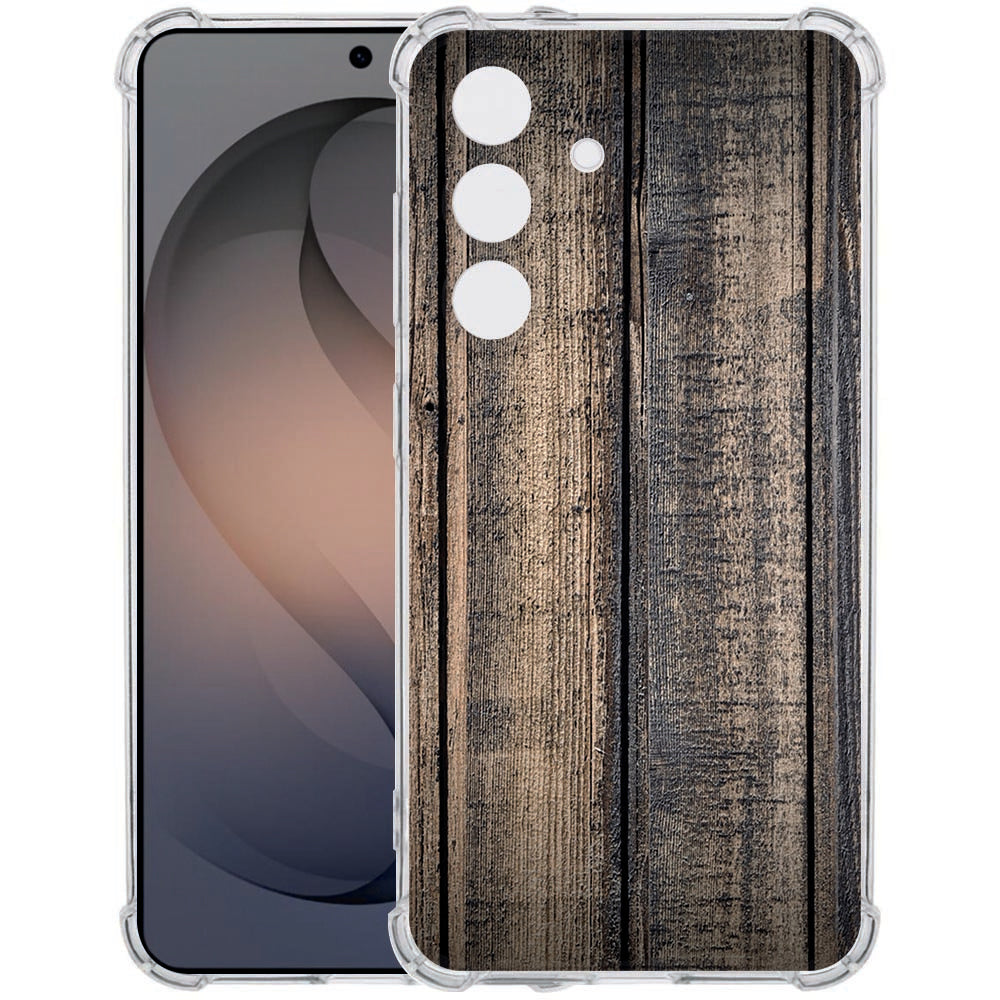 TPU Siliconen Hoesje Samsung Galaxy S26 Plus Steigerhout Schokbestendig