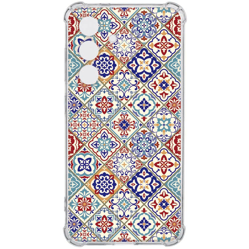 Flexibele back cover Samsung Galaxy S26 Plus Tiles Color Valbestendig