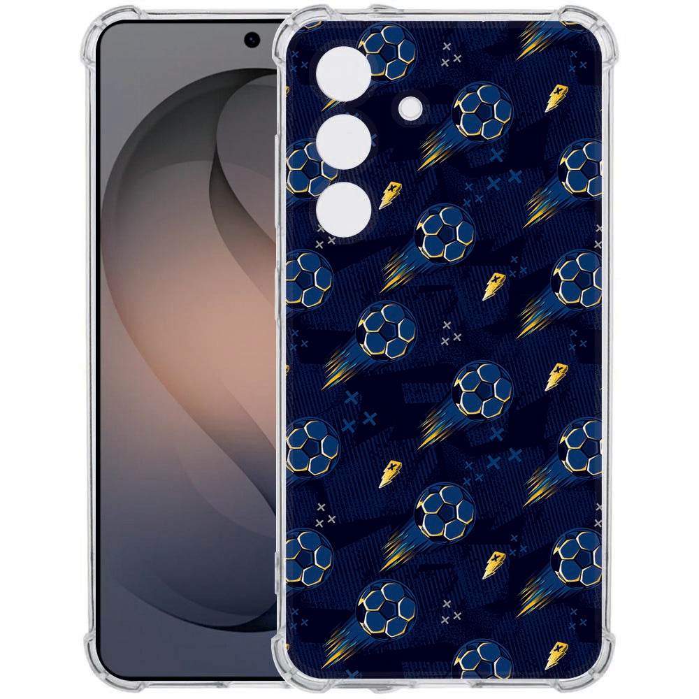 Samsung Galaxy S26 Plus TPU Siliconen Hoesje Voetbal Shockproof