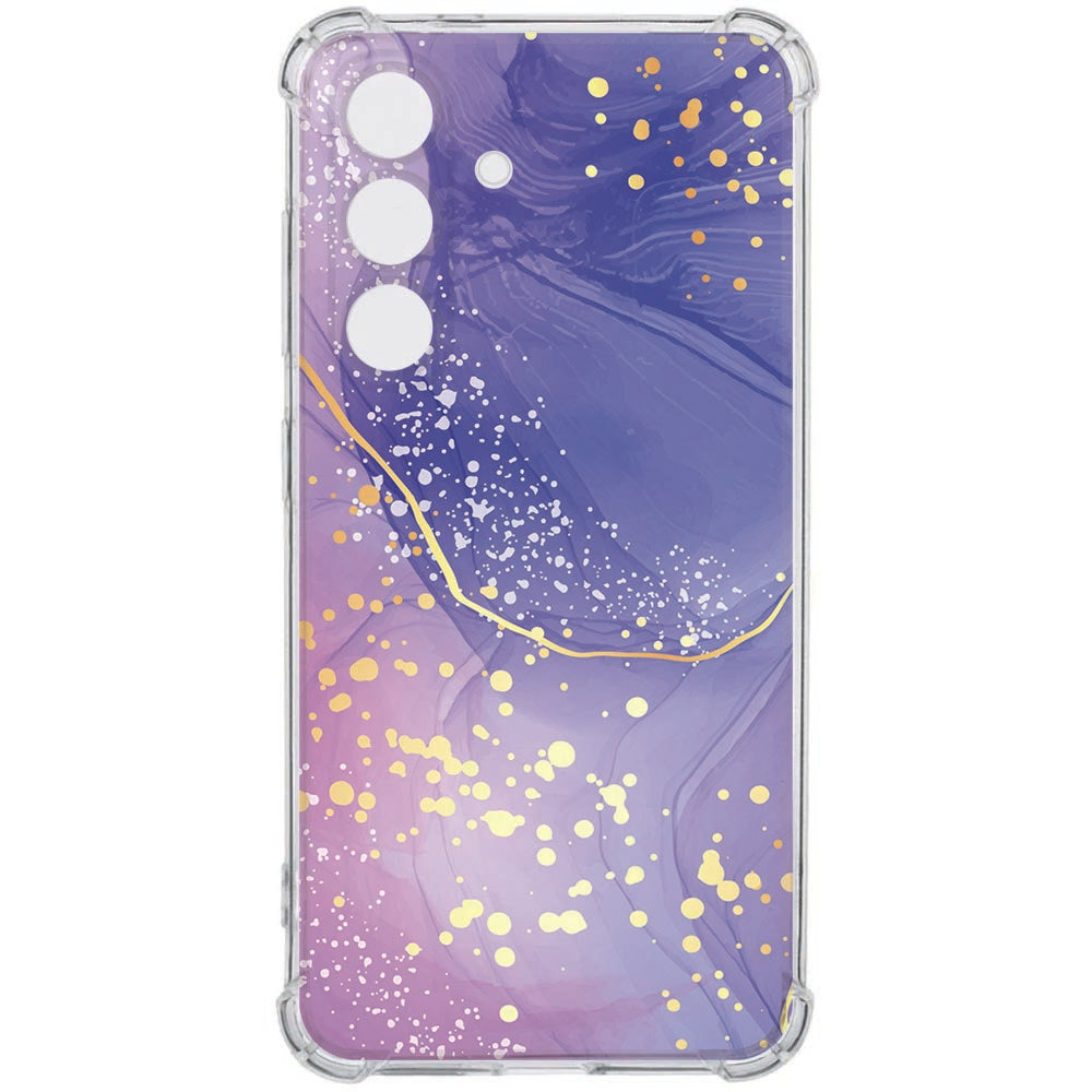 Softcase Samsung Galaxy S26 Plus Watercolor Paars Schokbestendig