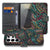 Samsung Galaxy S26 Ultra Bookcase Hoesje Aztec met Magnetische sluiting binnenkant zwart en kleurig patroon.