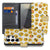 Book Case Samsung Galaxy S26 Ultra Meerkleurig Emoji met Pasjeshouder met vrolijke emoji-print en praktisch ontwerp.