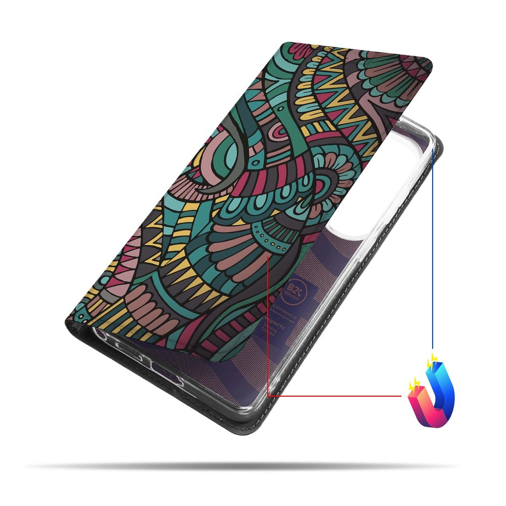 Samsung Galaxy S26 Ultra Book Case Aztec detailweergave.