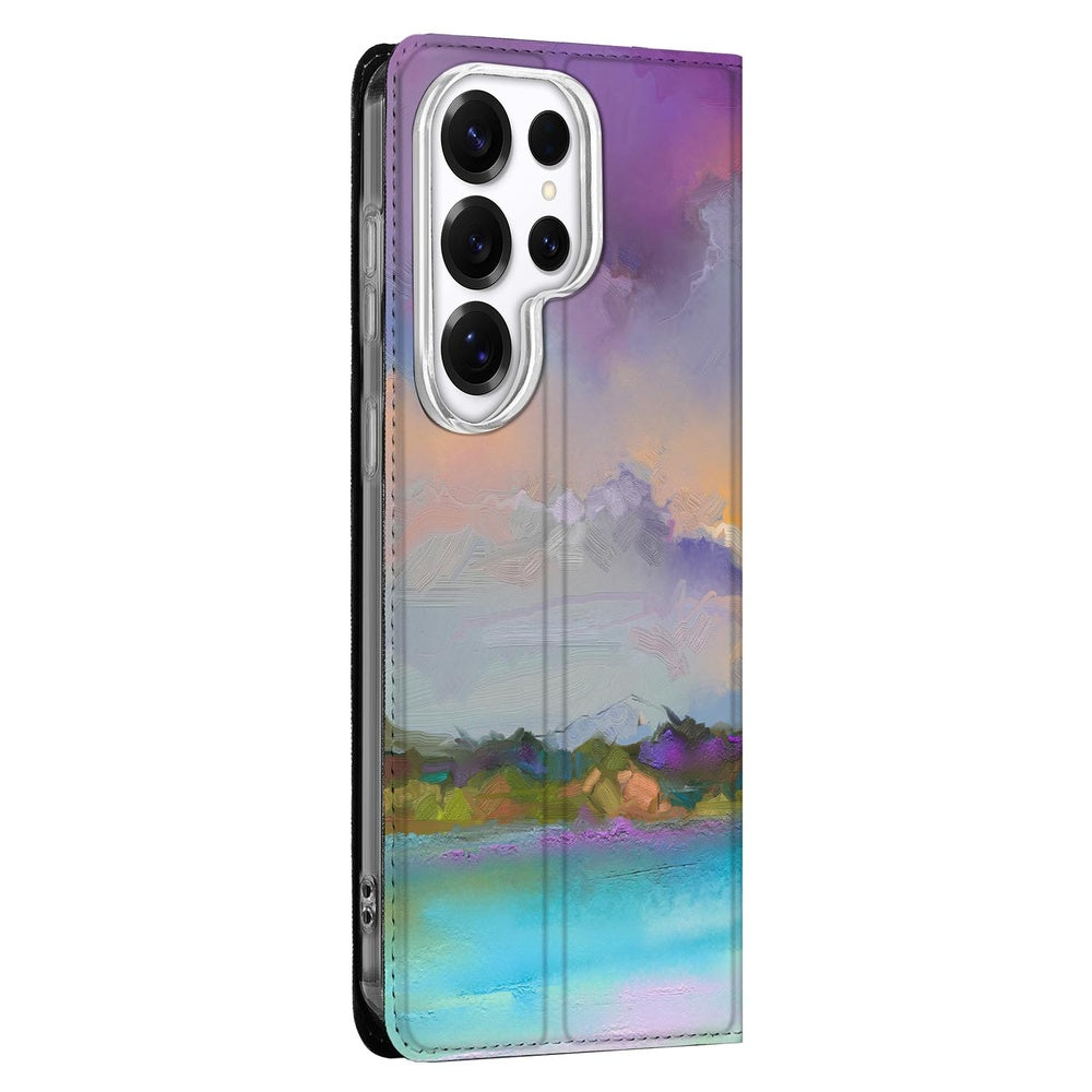 Samsung Galaxy S26 Ultra Telefoonhoesje Boat Standcase maritiem ontwerp vooraanzicht.