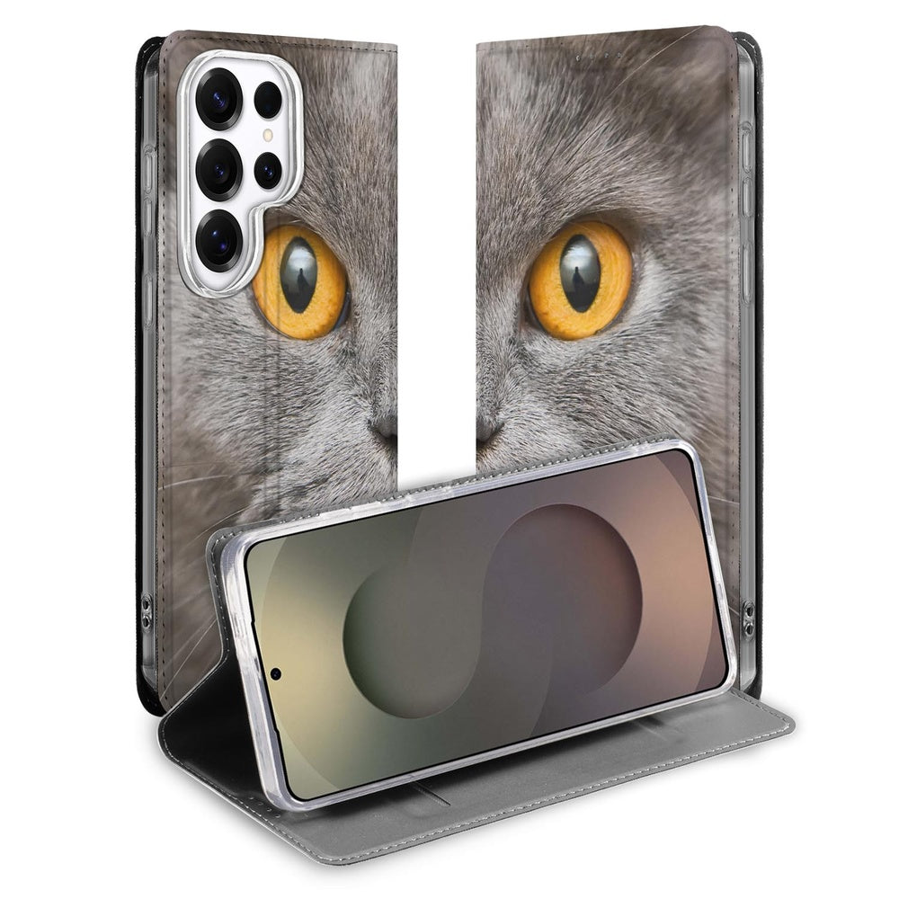 Samsung Galaxy S26 Ultra Flip Style Cover Britse Korthaar vooraanzicht.