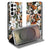 Samsung Galaxy S26 Ultra Flip Style Cover Dark Flowers Vooraanzicht.