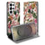 Samsung Galaxy S26 Ultra Book Case Flowers bloemen ontwerp vooraanzicht.
