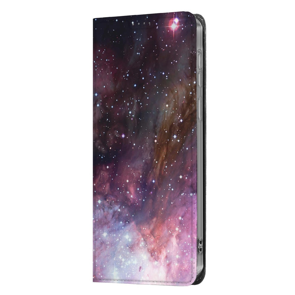 Samsung Galaxy S26 Ultra Stand Case Heelal Design Vooraanzicht.