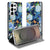 Samsung Galaxy S26 Ultra Book Case IJsvogel bloemenprint vooraanzicht.