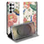 Samsung Galaxy S26 Ultra Book Wallet Case Pink Peacock Vooraanzicht.