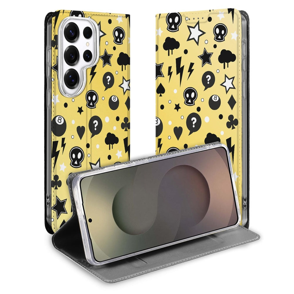 Samsung Galaxy S26 Ultra Telefoonhoesje Punk Yellow Vooraanzicht.