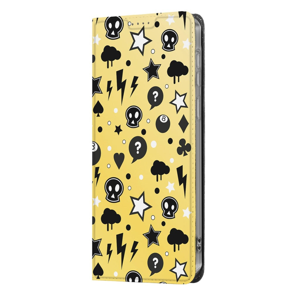 Samsung Galaxy S26 Ultra Telefoonhoesje Punk Geel Vooraanzicht.