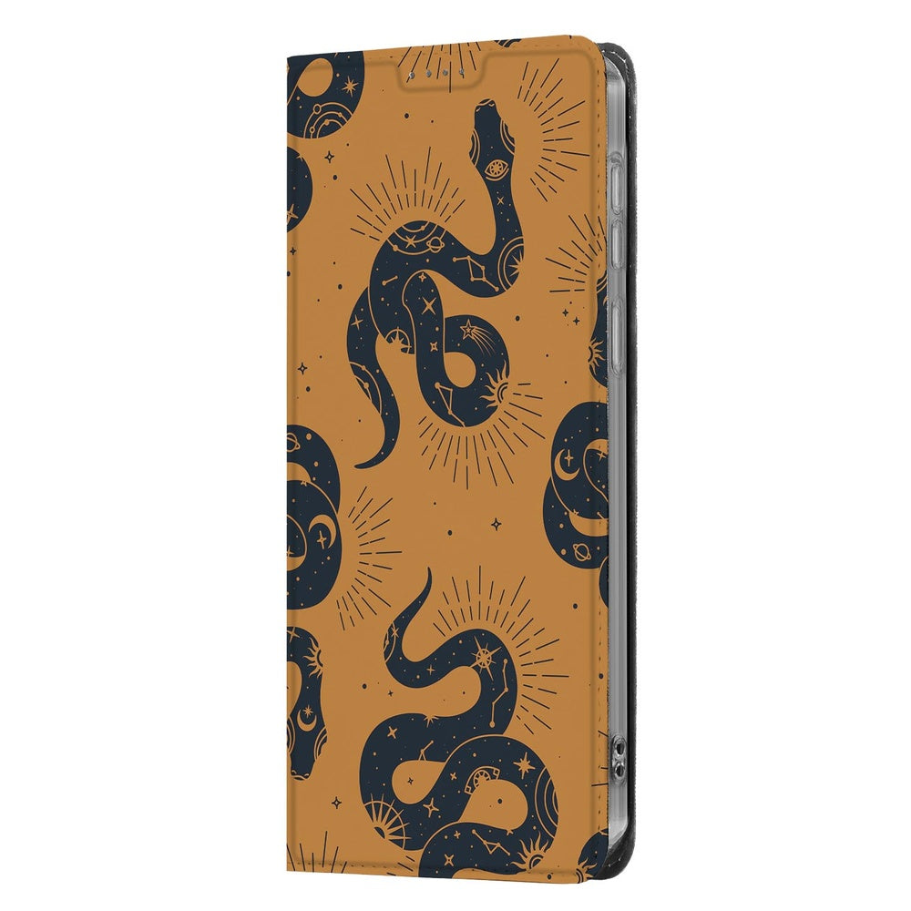 Samsung Galaxy S26 Ultra Book Case Snakes Vooraanzicht.