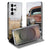Samsung Galaxy S26 Ultra Bookcase Vintage Auto Stand Case Retro Auto Aanzicht.