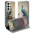 Samsung Galaxy S26 Ultra Book Wallet Case Vintage Pauwen Vooraanzicht.