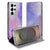 Samsung Galaxy S26 Ultra Book Wallet Case Watercolor Paars Vooraanzicht.