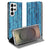 Samsung Galaxy S26 Ultra Smart Cover Hoesje Wood Blue Vooraanzicht.