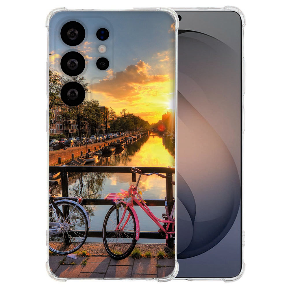 Flexibele back cover Samsung Galaxy S26 Ultra Amsterdamse Grachten Schokbestendig