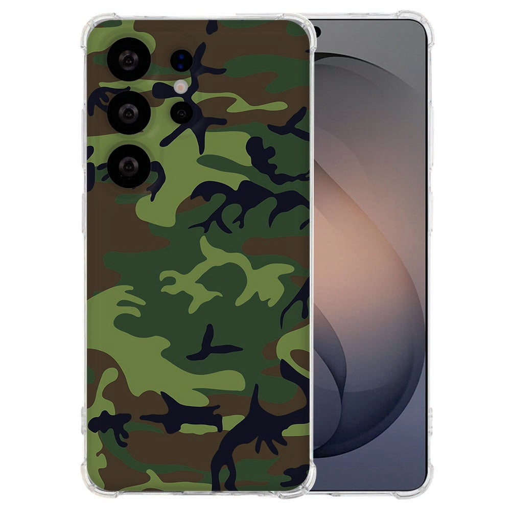 Samsung Galaxy S26 Ultra TPU Back Cover Army Dark Valbestendig