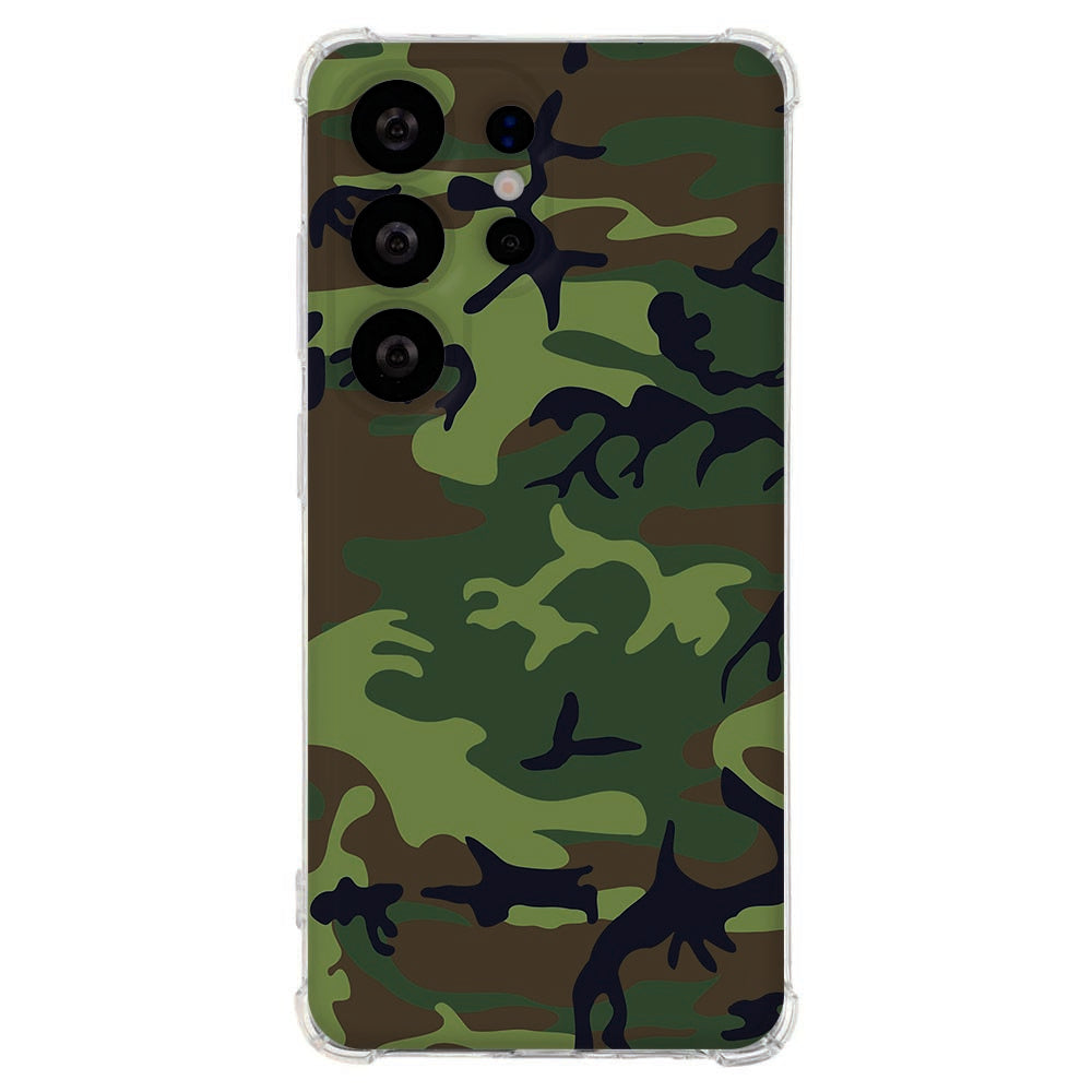 Samsung Galaxy S26 Ultra TPU Back Cover Army Dark Valbestendig