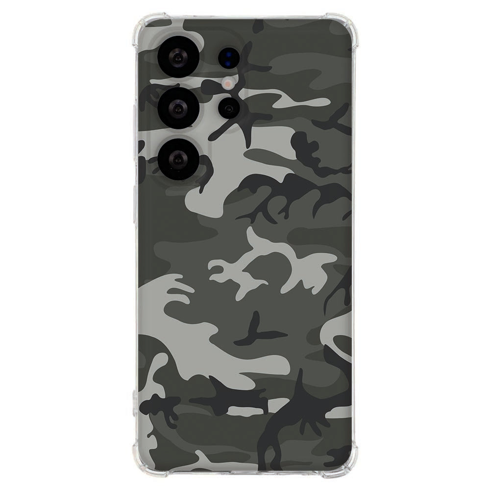 TPU Siliconen Hoesje Samsung Galaxy S26 Ultra Army Light Antishock