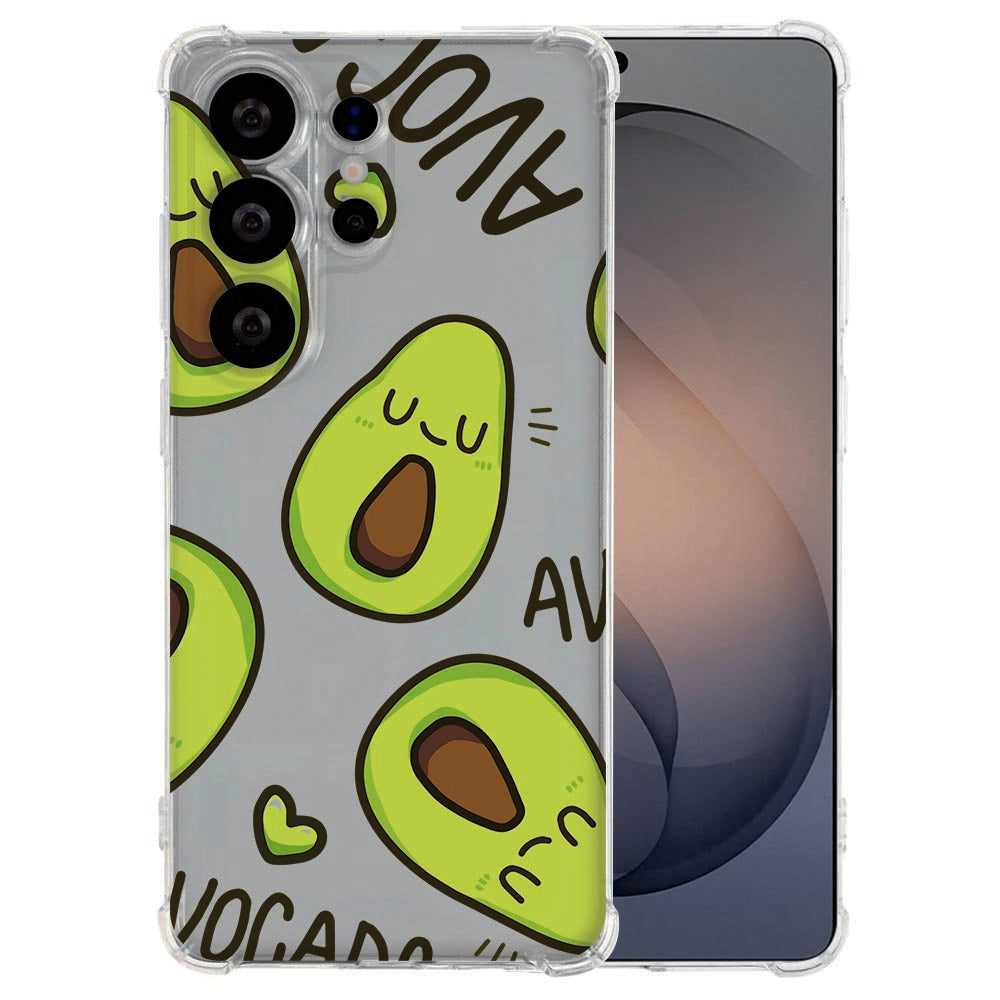 Samsung Galaxy S26 Ultra Backcover Hoesje Avocado Singing Schokbestendig