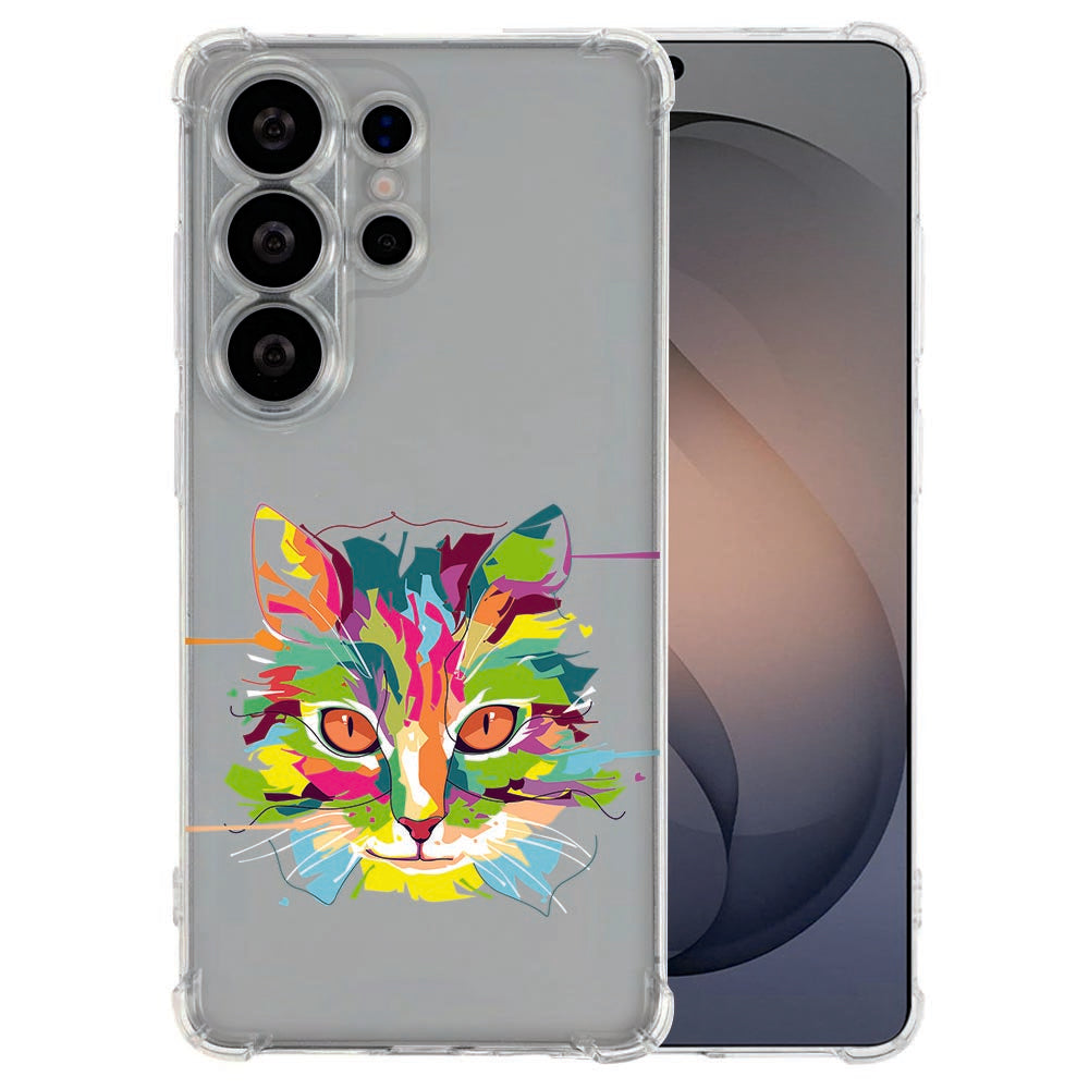Samsung Galaxy S26 Ultra Flexibele back cover Cat Color Schokbestendig