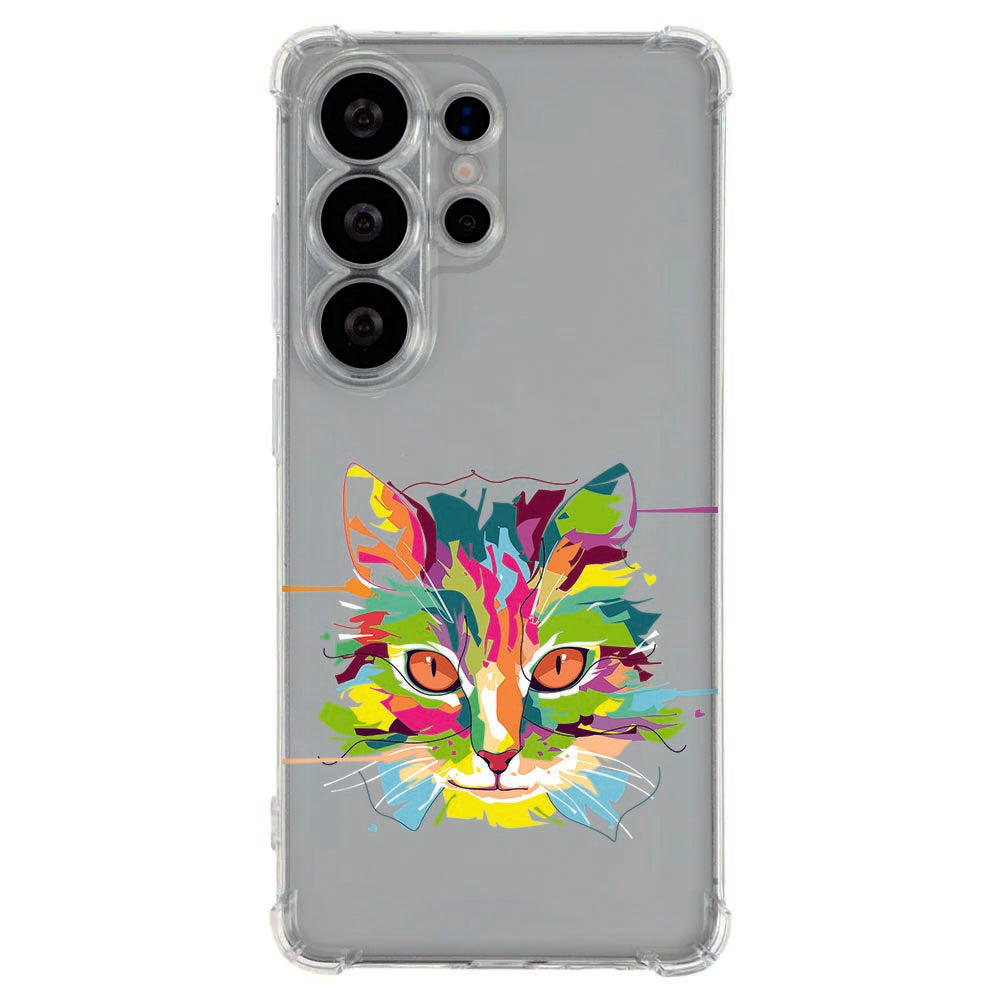 Samsung Galaxy S26 Ultra Flexibele back cover Cat Color Schokbestendig