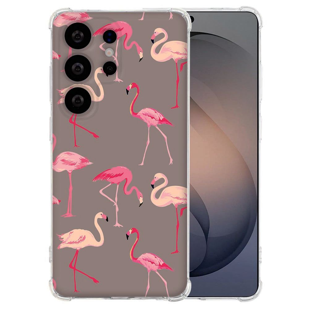 Samsung Galaxy S26 Ultra Flexibele back cover Flamingo Shockproof