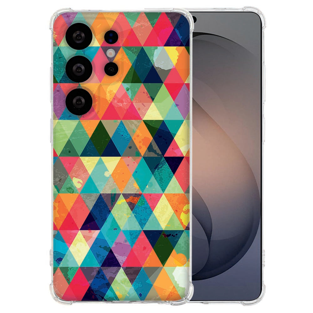 Samsung Galaxy S26 Ultra Backcover Hoesje Geruit Shockproof
