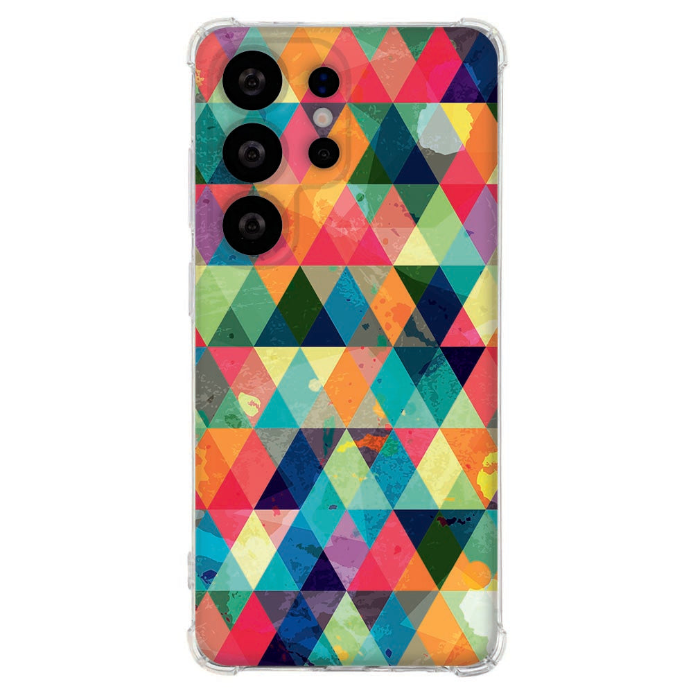Samsung Galaxy S26 Ultra Backcover Hoesje Geruit Shockproof