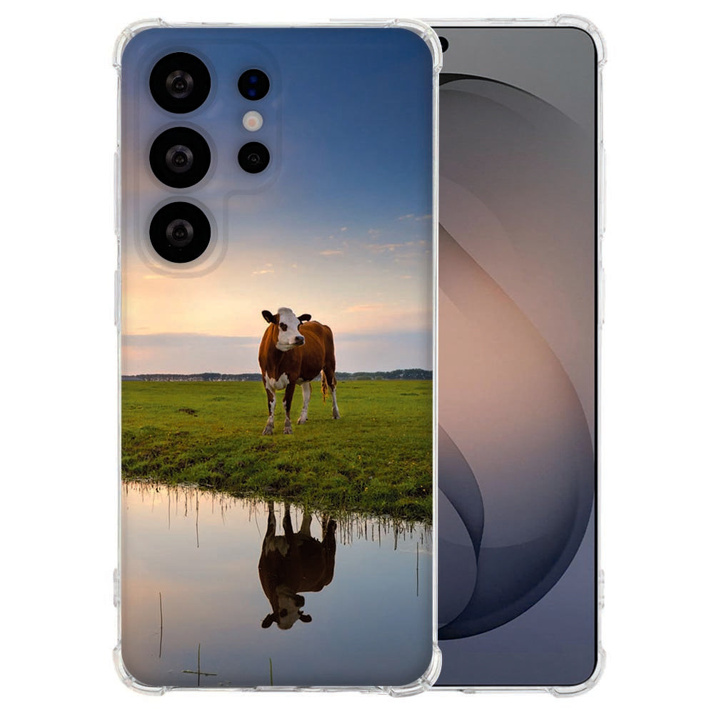 Samsung Galaxy S26 Ultra Flexibele back cover Koe Antishock