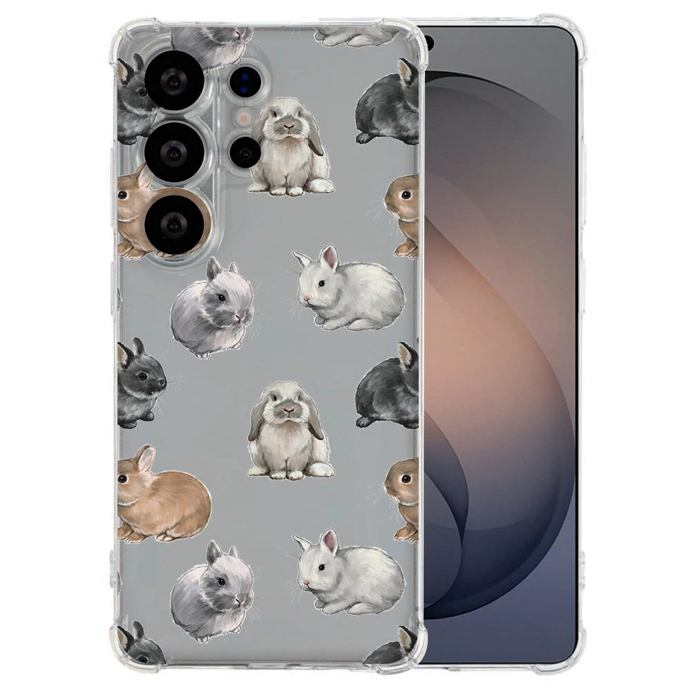 Samsung Galaxy S26 Ultra Softcase Konijntjes Schokbestendig