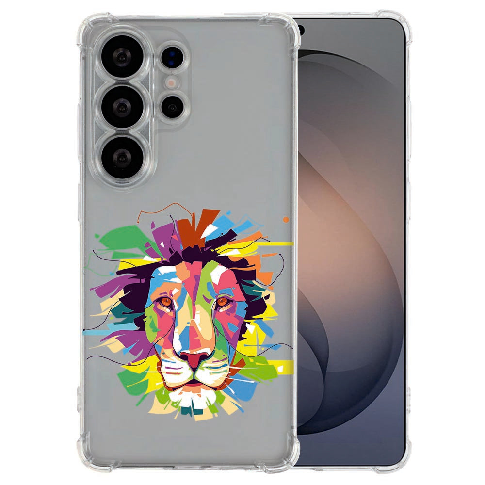 TPU Siliconen Hoesje Samsung Galaxy S26 Ultra Lion Color Schokbestendig