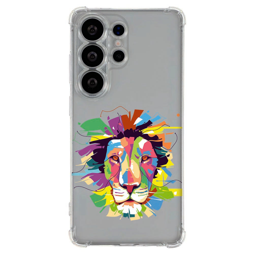 TPU Siliconen Hoesje Samsung Galaxy S26 Ultra Lion Color Schokbestendig