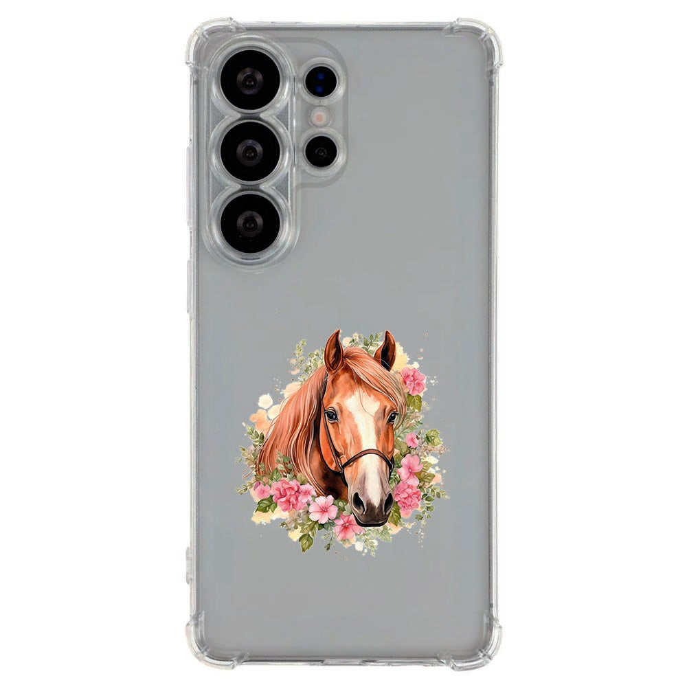 TPU Siliconen Hoesje Samsung Galaxy S26 Ultra Paard Valbestendig
