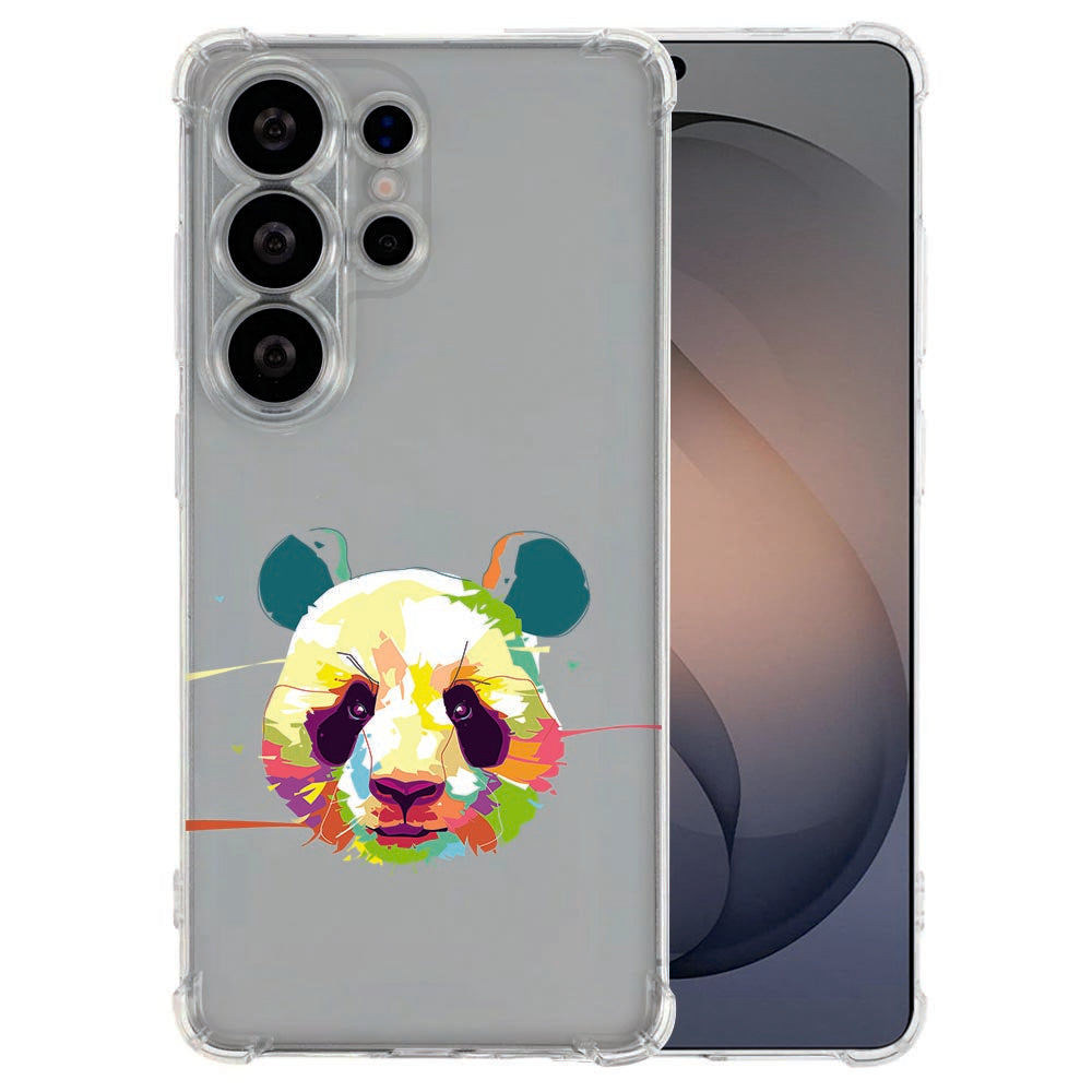 Flexibele back cover Samsung Galaxy S26 Ultra Panda Color Schokbestendig
