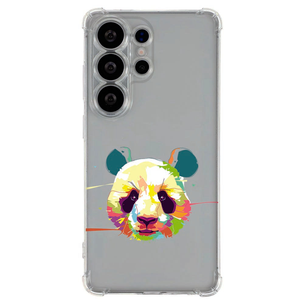 Flexibele back cover Samsung Galaxy S26 Ultra Panda Color Schokbestendig