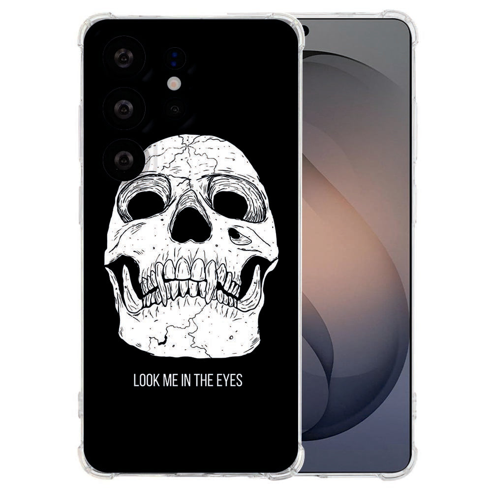 Flexibele back cover Samsung Galaxy S26 Ultra Skull Eyes Shockproof