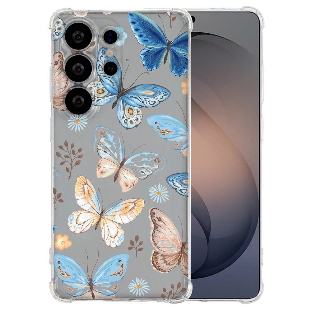 TPU Back Cover Samsung Galaxy S26 Ultra Vlinder Schokbestendig