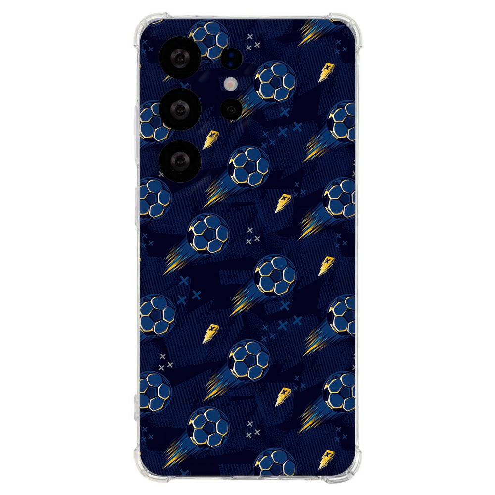 Samsung Galaxy S26 Ultra TPU Siliconen Hoesje Voetbal Shockproof