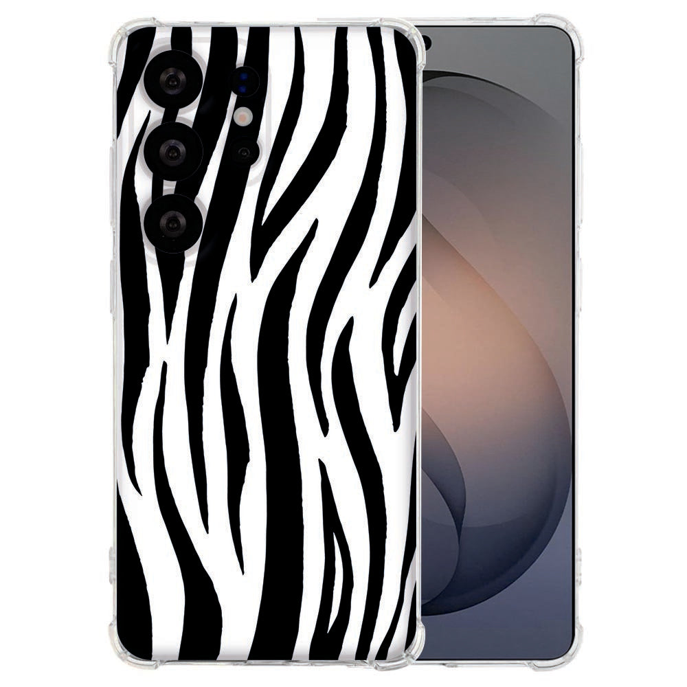 Flexibele Backcover Hoesje Samsung Galaxy S26 Ultra Zebra Antishock