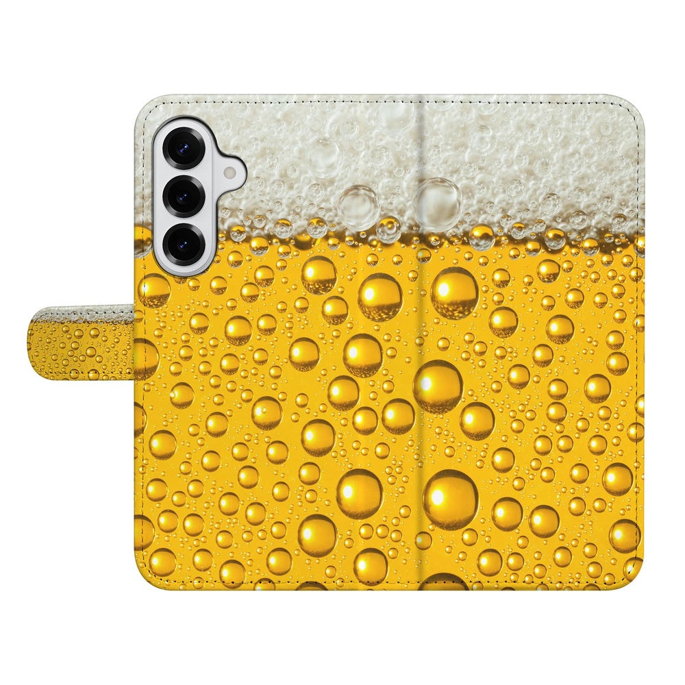 Samsung Galaxy S26 Book Cover Bier Print Vooraanzicht.
